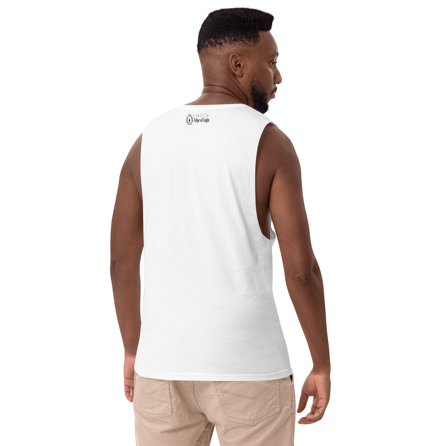Men’s Ecofriendly Christian Drop-arm Tank - Tree of Life 'Classic'