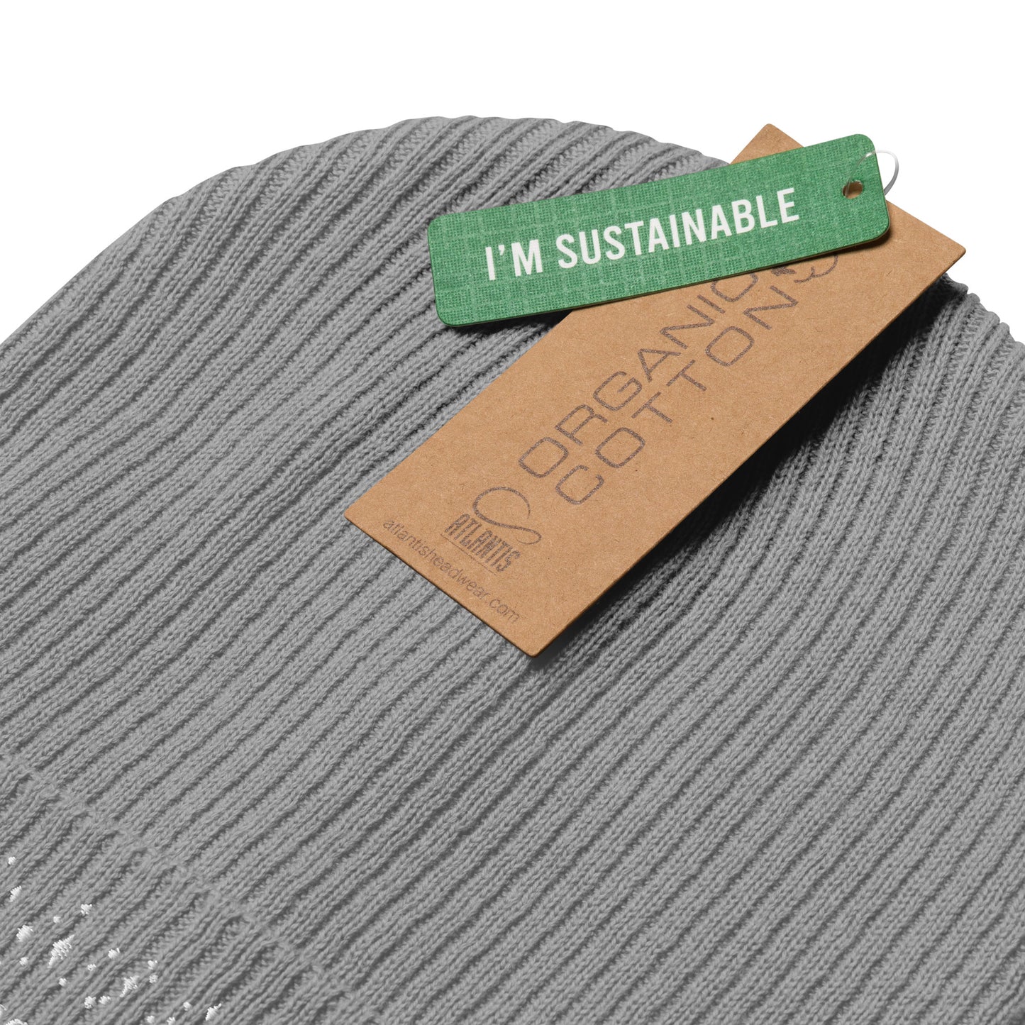 Edge of Light Organic Cotton Ribbed Beanie