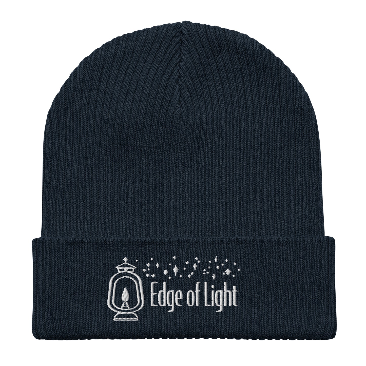 Edge of Light Organic Cotton Ribbed Beanie