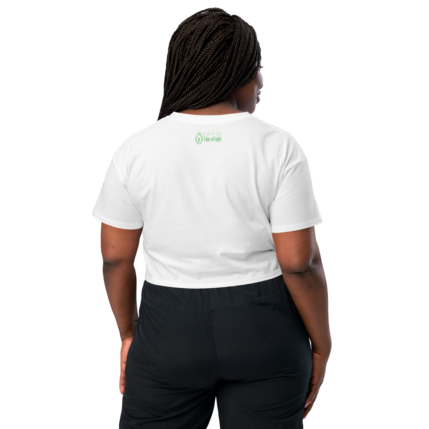 Women’s Ecofriendly Christian Crop T Shirt - Tree of Life 'Vibrant'