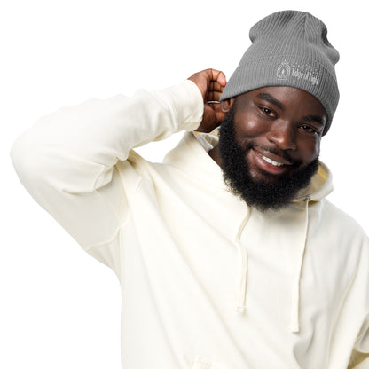 Edge of Light Organic Cotton Ribbed Beanie