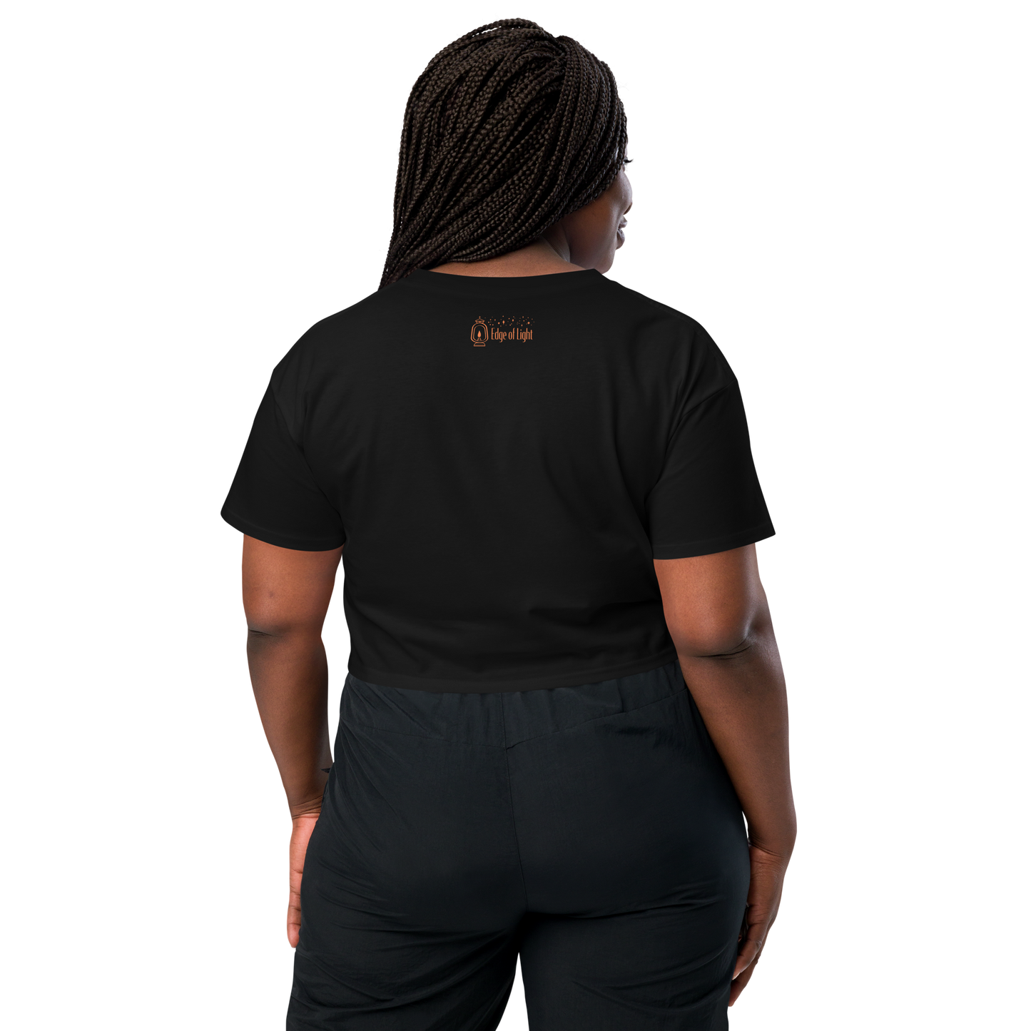 Women’s Ecofriendly Christian Crop T Shirt - Tree of Life 'Bold'