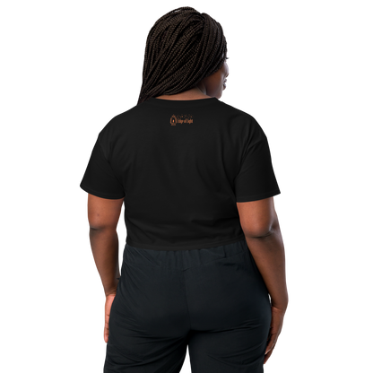 Women’s Ecofriendly Christian Crop T Shirt - Tree of Life 'Bold'