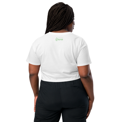 Women’s Ecofriendly Christian Crop T Shirt - Tree of Life 'Vibrant'